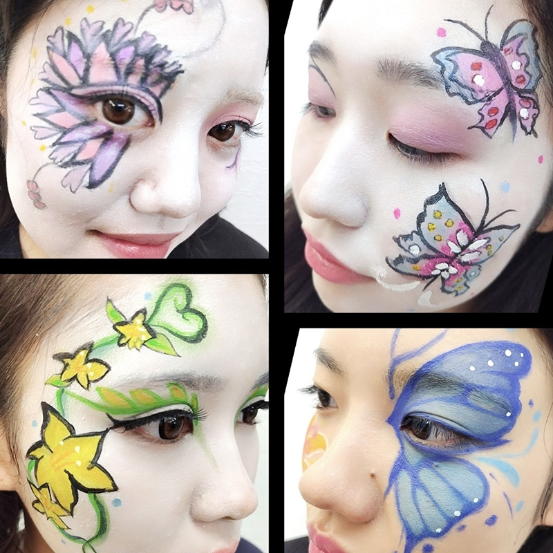 花・蝶アートメイク【ヘアメイクアーティストコース2年】｜新着