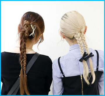 簡単ヘアアレンジ